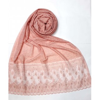 Designer Lycra Women's Scarf - Pink